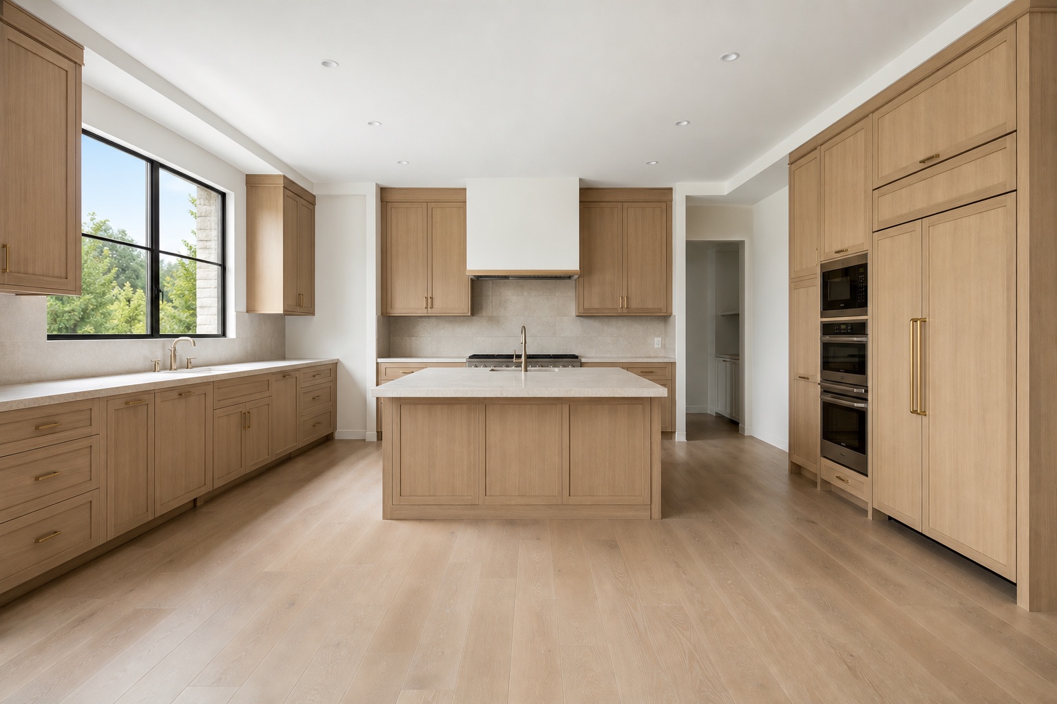 Contemporary Luxe Kitchen, before virtual staging