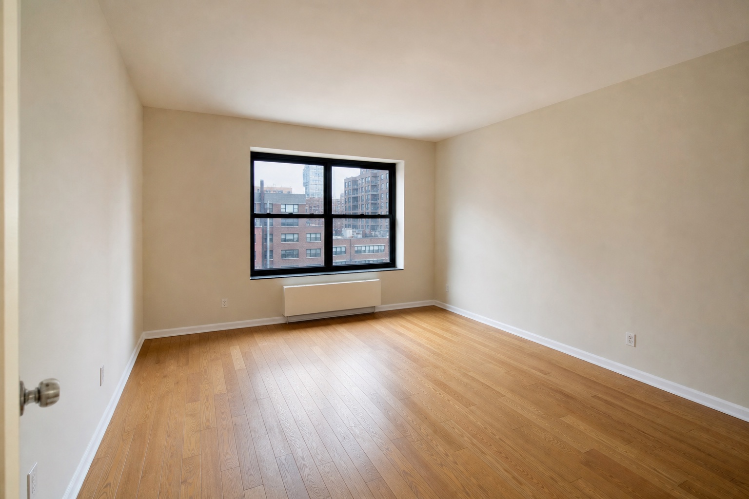 Warm Modern Living Room, before virtual staging